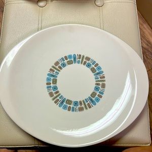 VINTAGE Atomic Dura-Gloss Temporama Oval Platter